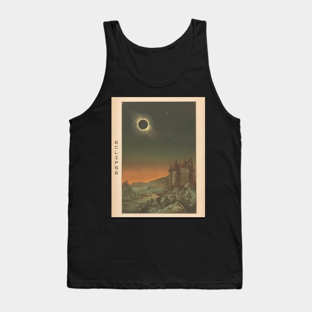 Vintage Castle and Eclipse Tank Top by Souls.Print